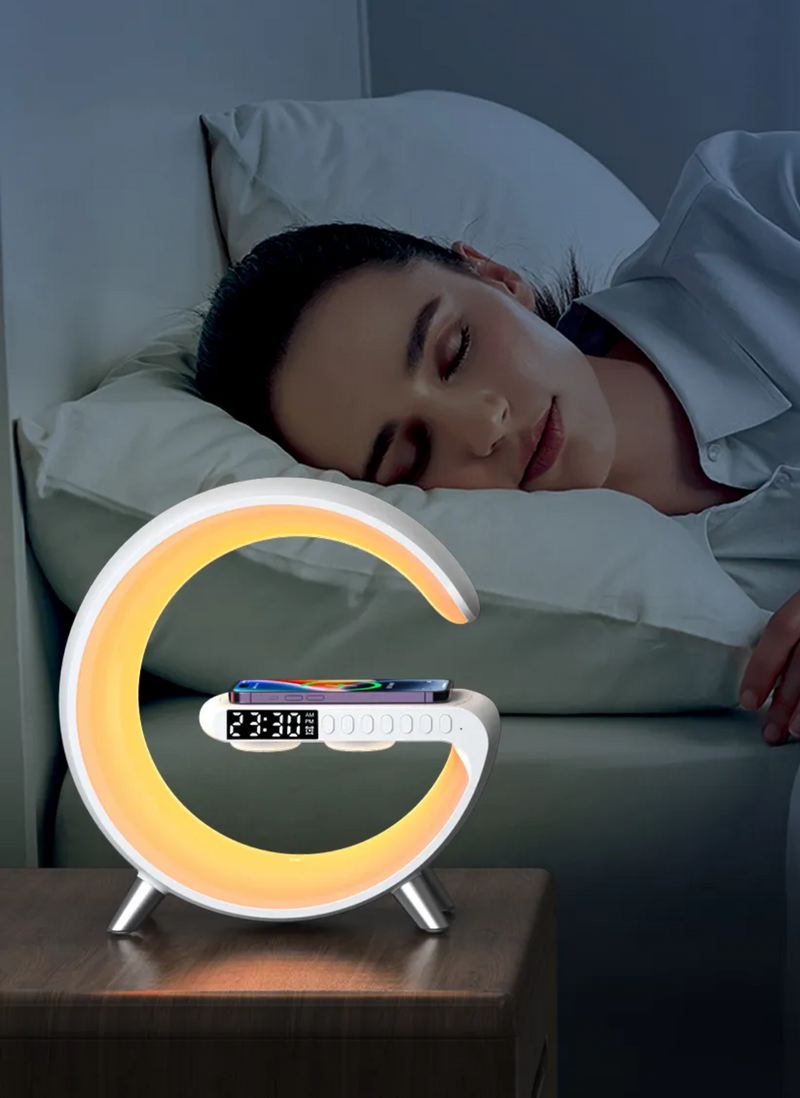 Relógio Despertador com Luminária - Elegância e Funcionalidade em Um Só Produto!